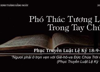 Phó Thác Tương Lai Trong Tay Chúa – 20/12/2022