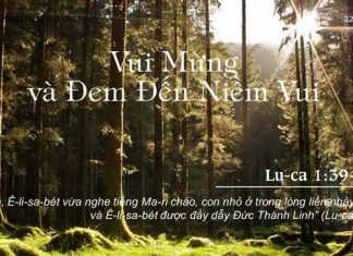 Vui Mừng và Đem Đến Niềm Vui – 22/12/2022