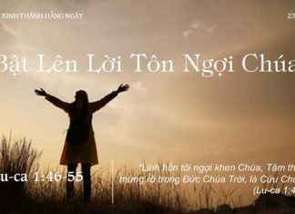 Bật Lên Lời Tôn Ngợi Chúa – 23/12/2022