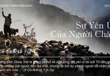 Sự Yên Ủi Của Người Chăn – 26/12/2022