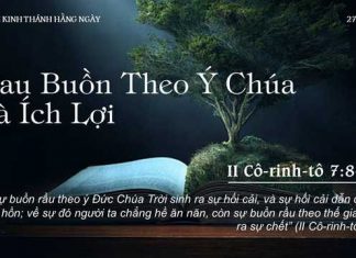 Đau Buồn Theo Ý Chúa Là Ích Lợi – 27/12/2022