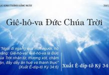 Giê-hô-va Đức Chúa Trời – 30/12/2022