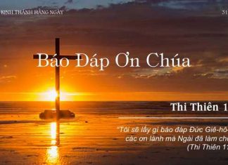 Báo Đáp Ơn Chúa – 31/12/2022