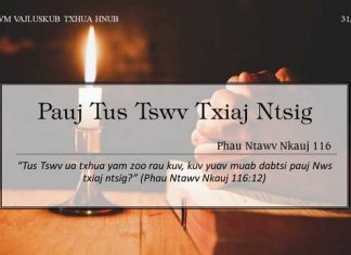 Pauj Tus Tswv Txiaj Ntsig – 31/12/2022
