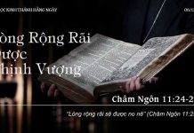 Lòng Rộng Rãi Được Thịnh Vượng – 6/12/2022