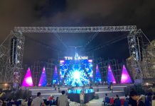 Công Tác Chuẩn Bị Tại Sân Vận Động Phú Thọ Cho Chương Trình Thánh Nhạc Mừng Chúa Giáng Sinh 2022