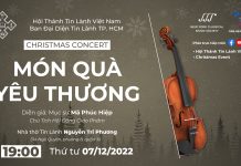LỜI MỜI THAM DỰ BUỔI HÒA NHẠC “MÓN QUÀ YÊU THƯƠNG”