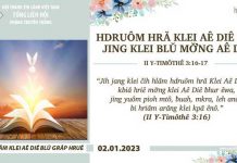 Hdruôm Hră Klei Aê Diê Blŭ Jing Klei Blŭ Mơ̆ng Aê Diê – 2/1/2023