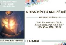 Mđing Mĭn Kơ Klei Aê Diê Blŭ – 4/1/2023