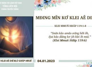 Mđing Mĭn Kơ Klei Aê Diê Blŭ – 4/1/2023