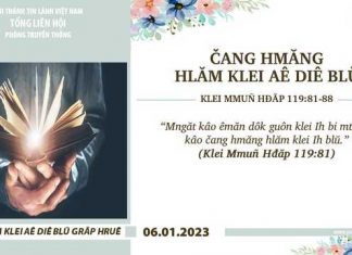 Čang Hmăng Hlăm Klei Aê Diê Blŭ – 6/1/2023