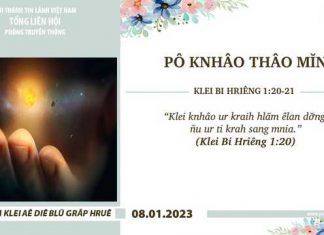 Pô Knhâo Thâo Mĭn – 8/1/2023