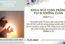 Khua Ngă Yang Prŏng Tui Si Hnơ̆ng Čuăn – 13/1/2023