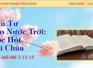 Đầu Tư Vào Nước Trời: Học Hỏi Lời Chúa – 1/1/2023