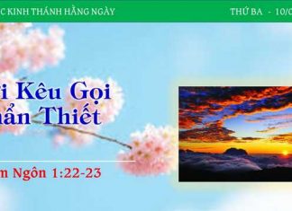 Lời Kêu Gọi Khẩn Thiết – 10/1/2023