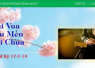 Khi Vua Yêu Mến Lời Chúa – 11/1/2023