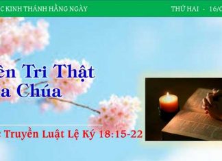 Tiên Tri Thật Của Chúa – 16/1/2023