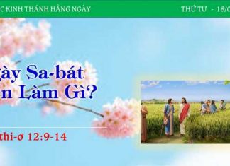 Ngày Sa-bát Nên Làm Gì? – 18/1/2023
