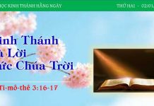 Kinh Thánh Là Lời Đức Chúa Trời – 2/1/2023
