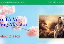 Mô Tả Về Đấng Mê-si-a – 20/1/2023