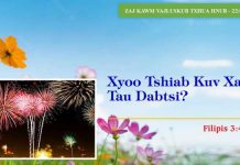 Xyoo Tshiab Kuv Xav Tau Dabtsi? – 22/1/2023