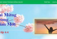 Vui Mừng Trong Năm Mới – 24/1/2023