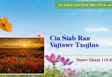 Cia Siab Rau Vajtswv Txojlus – 6/1/2023