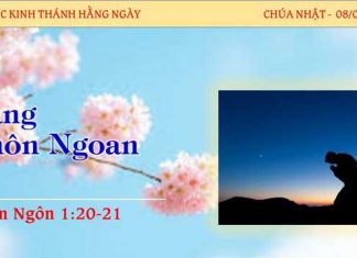 Đấng Khôn Ngoan – 8/1/2023