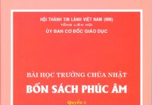 UB. CĐGD – GIỚI THIỆU BÀI HỌC TRƯỜNG CHÚA NHẬT – Bốn Sách Phúc Âm (Tập 4)