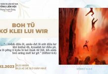 Boh Tŭ Kơ Klei Lui Wir – 9/2/2023