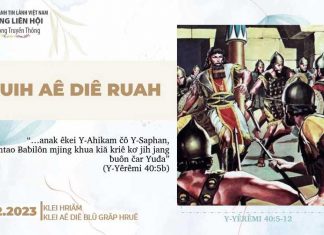 Mnuih Aê Diê Ruah – 18/2/2023