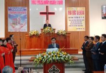 Phú Yên: Cung Hiến Nhà Thờ Tin Lành Hòa Hiệp Trung