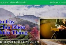 Tin Cậy – Chìa Khóa Chiến Thắng – 11/2/2023