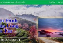 Tột Đỉnh Của Lòng Vô Tín – 14/2/2023