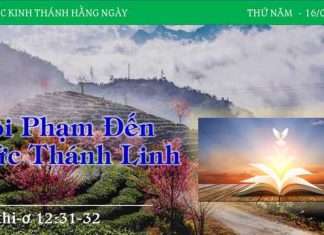Tội Phạm Đến Đức Thánh Linh – 16/2/2023