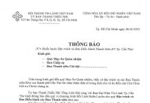 Thông Báo: Huấn Luyện Đặc Trách và Ban Điều Hành Thanh Niên KV. Cần Thơ