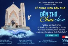 Thông Báo: V/v Truyền Hình Trực Tuyến Chương Trình Lễ Cung Hiến Đền Thờ tại HTTL Chi Hội Mỹ Tho