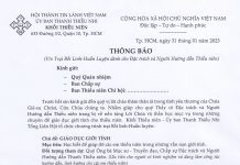 UB.TTN: Thông Báo V/v Trại Bồi Linh-Huấn Luyện dành cho Đặc trách và Người Hướng dẫn Thiếu niên