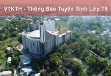 VTKTH – Thông Báo Tuyển Sinh Lớp T6 (Chương Trình Trung Cấp Thần Học Dành Cho Các Ứng Viên Thuộc Các Tỉnh, Thành Từ Bình Định Đến Quảng Trị)