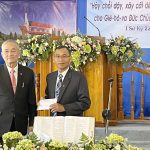 13. MS. Bùi Phụng đại diện Tổng Liên hội có lời chúc mừng.