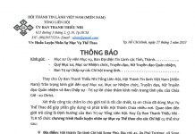 Thông Báo: Huấn Luyện Nhân Sự Mục Vụ Thể Thao Tại HTTL Song Phú, Vĩnh Long