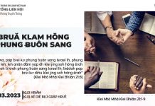 Bruă Klam Hŏng Phung Ƀuôn Sang – 14/3/2023