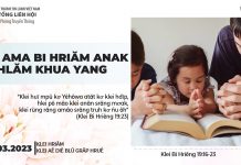 Amĭ Ama Bi Hriăm Anak Hlăm Khua Yang – 19/3/2024