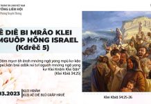 Aê Diê Bi Mrâo Klei Bi Mguôp Hŏng Israel (Kdrêč 5) – 29/3/2023