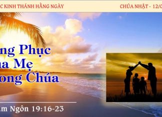 Vâng Phục Cha Mẹ Trong Chúa – 12/3/2023