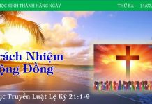 Trách Nhiệm Cộng Đồng – 14/3/2023