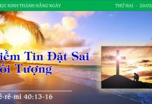 Niềm Tin Đặt Sai Đối Tượng – 20/3/2023