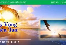 Hy Vọng Tiêu Tan – 21/3/2023