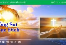 Sống Sai Mục Đích – 22/3/2023