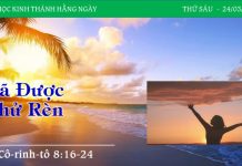 Đã Được Thử Rèn – 24/3/2023